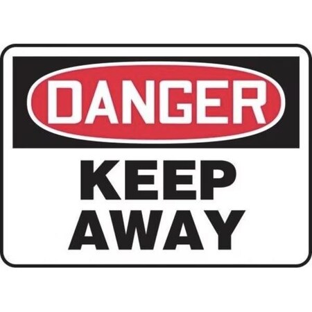 Accuform OSHA DANGER Safety Sign KEEP AWAY SHMADM142XL SHMADM142XL